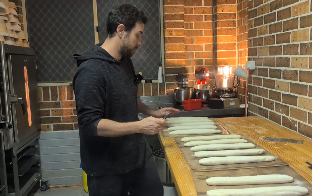 Beginner-Friendly Sourdough Baguettes (Step-by-Step Recipe) 9 Scoring Sourdough Baguettes